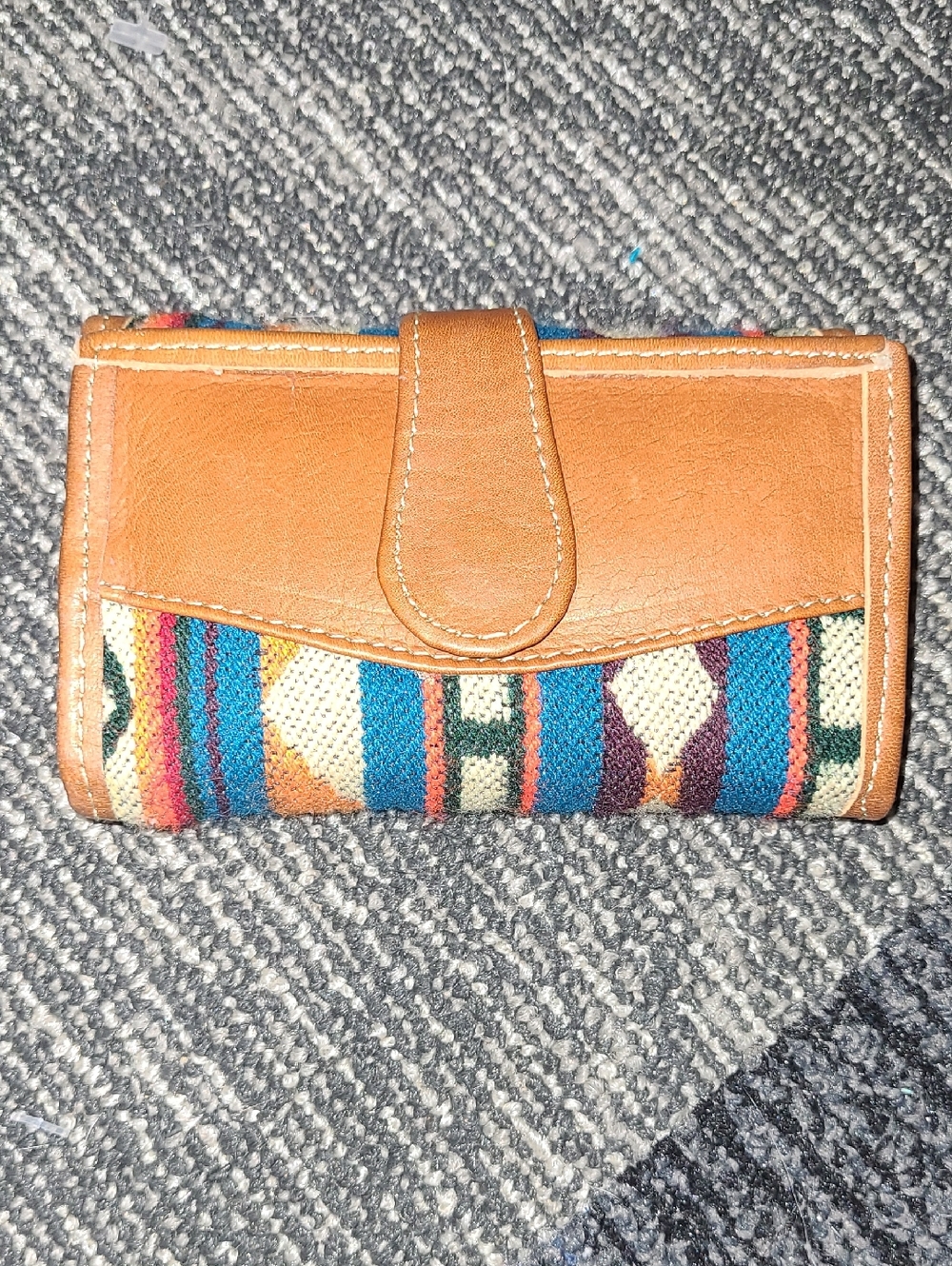 Fabric & Leather Wallet